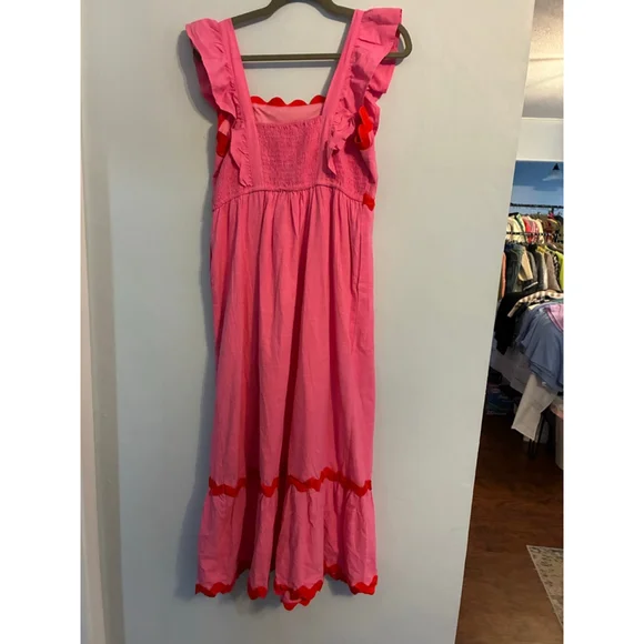 NWT Zesica Pink Sundress Size Medium - Picture 6 of 10